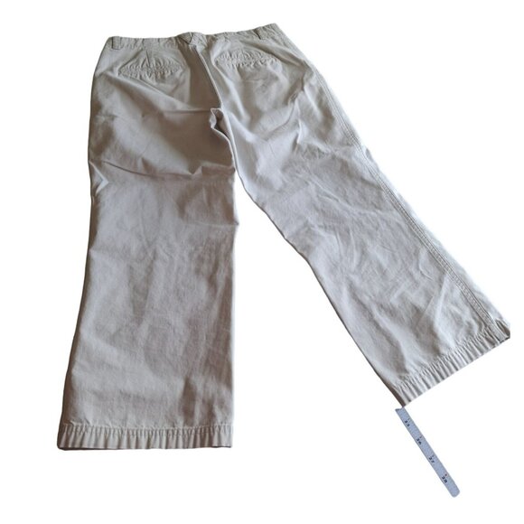 Columbia Womens Capri Pants Beige Size 12 Casual Lightweight Comfort Gorpcore - Picture 2 of 9